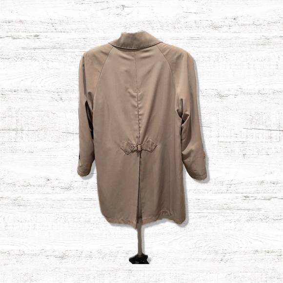 Preston & York above the knee Trench Coat Size Small - Picture 2 of 6